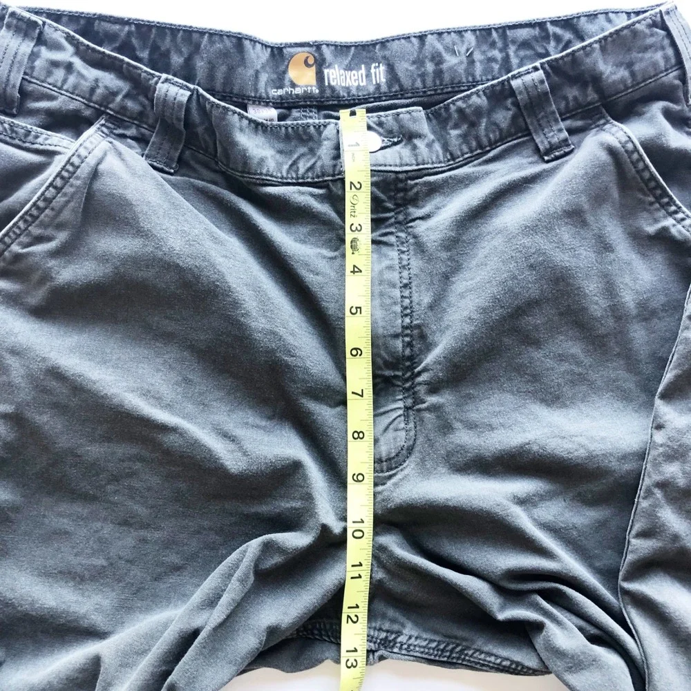 Carhartt Pants Mens 38x34 Rigby Rugged Flex Relaxed Fit Dungaree Shadow